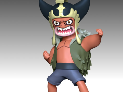 다루마 - 원피스 3D 프린트 모델