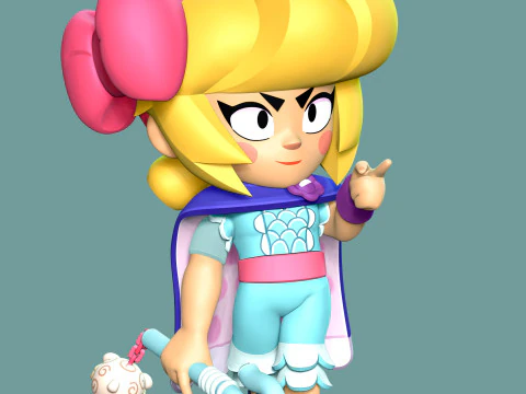 Bo Peep Bibi - Brawl Stars 3D Print Model