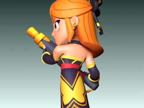 Mariposa Piper - Brawl Stars 3D Print Model
