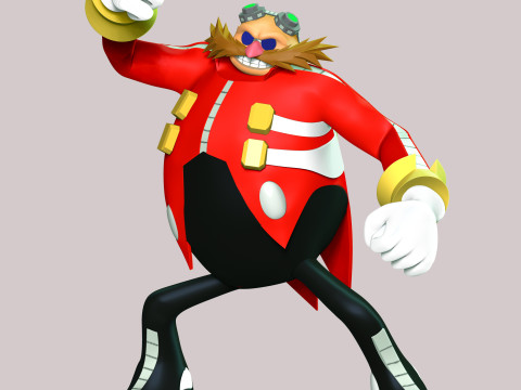 Доктор Еггман - їжак Соник 3D Принт Модель