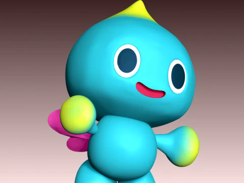 Chao - Sonic the Hedgehog 3D Print Model