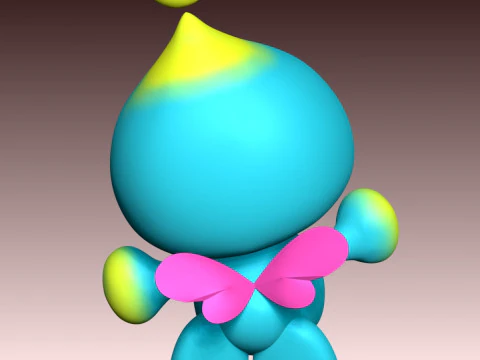 Chao - Sonic the Hedgehog 3D Print Model
