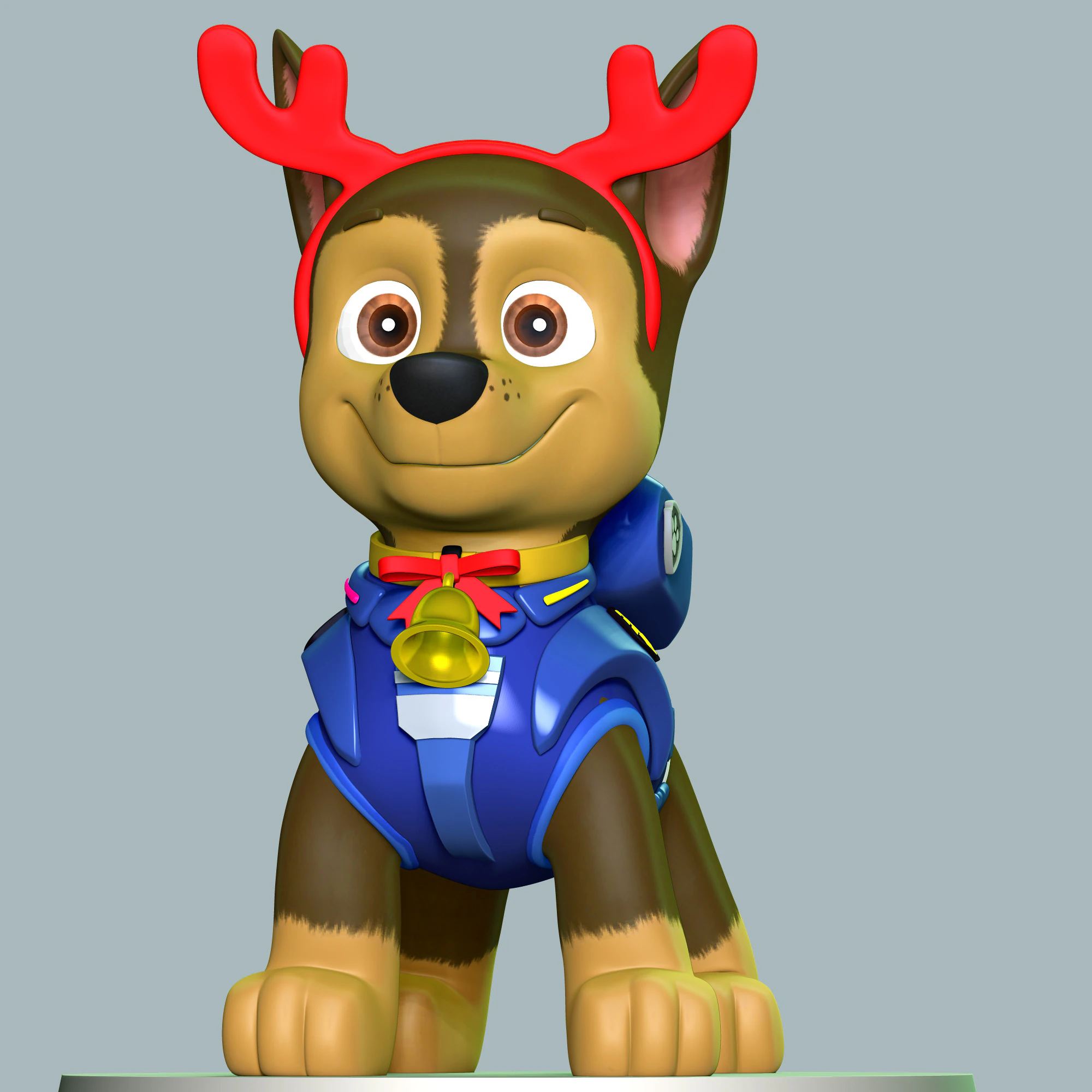 Chase XMas 3D Print Model .c4d .max .obj .3ds .fbx .stl .blend