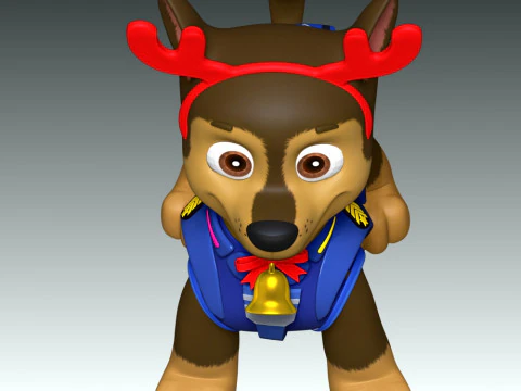 Chase XMas 3D Print Model