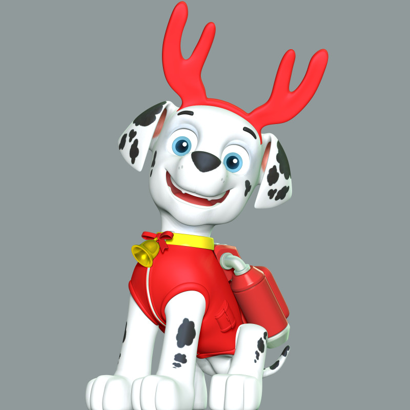 Marshall XMas 3D Print Model .c4d .max .obj .3ds .fbx .stl .blend 