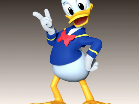 Donald Duck 3D Printing 3D Print Model