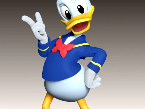 Donald Duck 3D Printing 3D Print Model