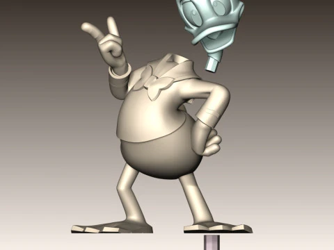Donald Duck 3D Printing 3D Print Model