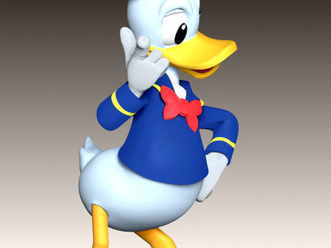 Donald Duck 3D Printing 3D Print Model
