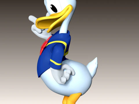 Donald Duck 3D Printing 3D Print Model