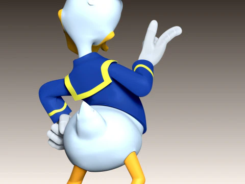 Donald Duck 3D Printing 3D Print Model