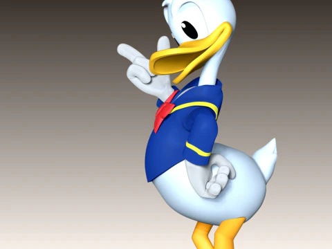 Donald Duck 3D Printing 3D Print Model
