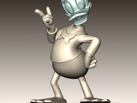 Donald Duck 3D Printing 3D Print Model