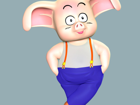 Oolong - Dragon Ball Modèles 3D en vedette