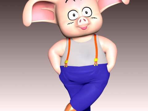 Oolong - Dragon Ball 3D Print Model