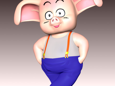 Oolong - Dragon Ball 3D Print Model