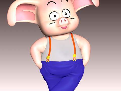 Oolong - Dragon Ball 3D Print Model