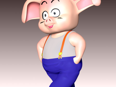 Oolong - Dragon Ball 3D Print Model