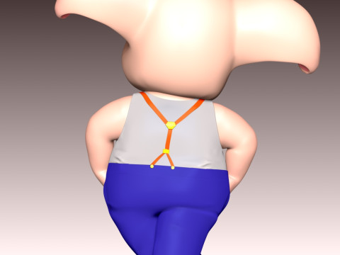 Oolong - Dragon Ball 3D Print Model