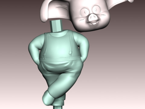 Oolong - Dragon Ball 3D Print Model