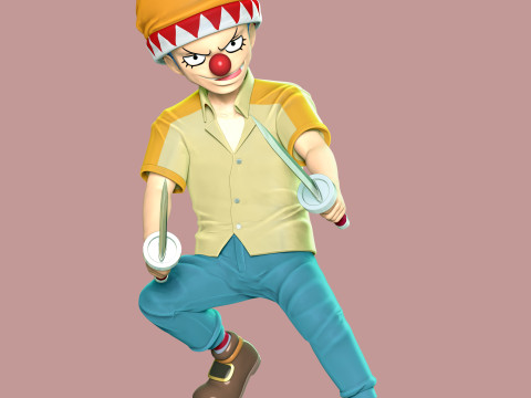 Jonge buggy - uit &eacute;&eacute;n stuk 3D printmodel