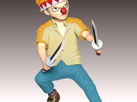 Young Buggy - One Piece 3D Print Model