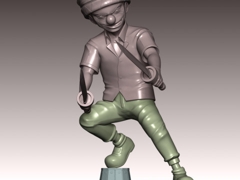 Young Buggy - One Piece 3D Print Model