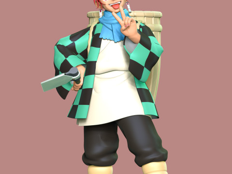 Tanjiro Kamado 3D Print Model