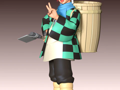 Tanjiro Kamado 3D Print Model