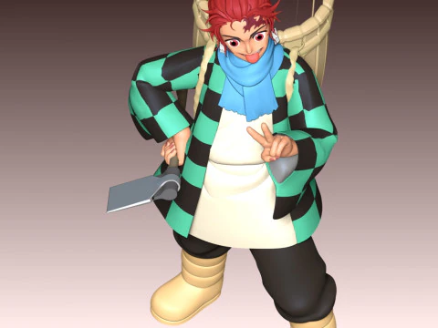 Tanjiro Kamado 3D Print Model