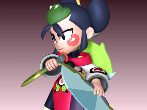 Kaze - Brawl Stars 3D Print Model