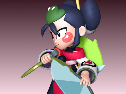 Kaze - Brawl Stars 3D Print Model