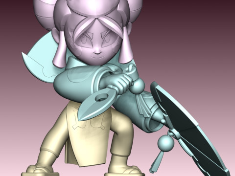 Kaze - Brawl Stars 3D Print Model