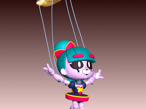 Gigi - Brawl Stars 3D Print Model