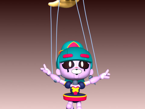 Gigi - Brawl Stars 3D Print Model