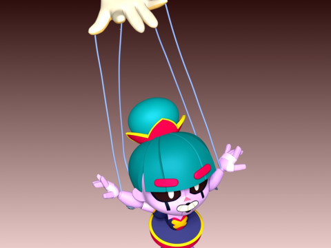 Gigi - Brawl Stars 3D Print Model