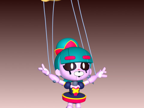 Gigi - Brawl Stars 3D Print Model