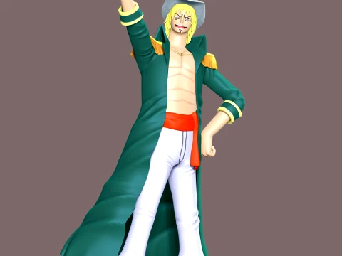 Capitán Yorki - One Piece Modelo de impresión 3D
