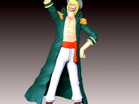 Captain Yorki - One Piece 3D Print Model
