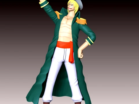 Captain Yorki - One Piece 3D Print Model