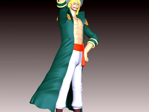 Captain Yorki - One Piece 3D Print Model