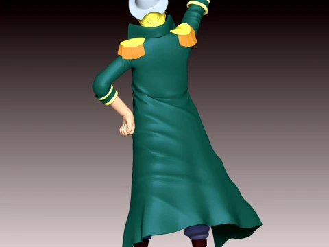 Captain Yorki - One Piece 3D Print Model