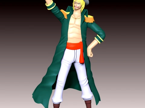 Captain Yorki - One Piece 3D Print Model