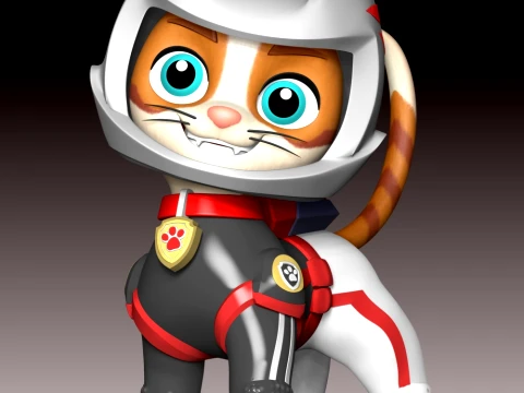 Wild Cat - Paw patrol 3D Print Model