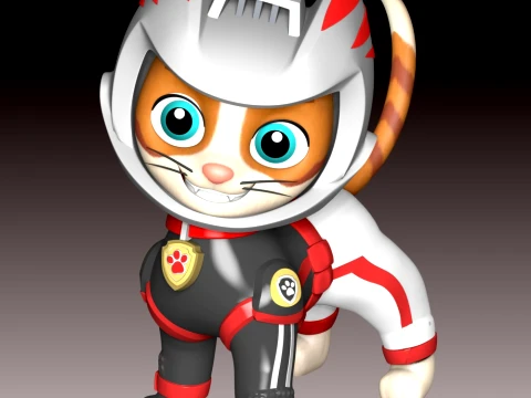 Wild Cat - Paw patrol 3D Print Model