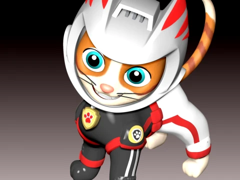 Wild Cat - Paw patrol 3D Print Model
