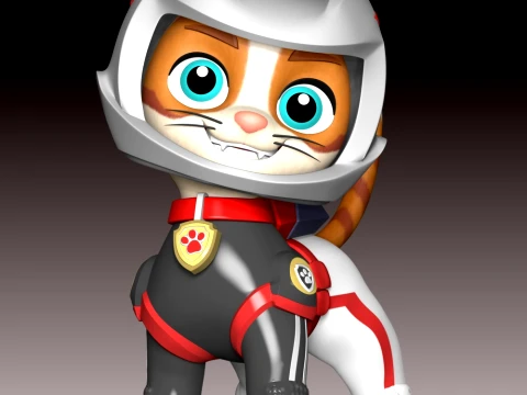 Wild Cat - Paw patrol 3D Print Model