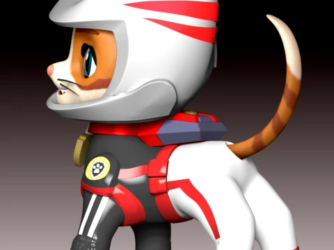 Wild Cat - Paw patrol 3D Print Model