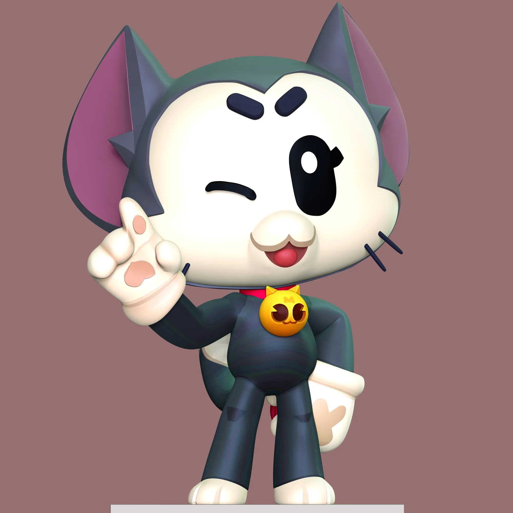 Kit - Brawl Stars 3D Print Model .c4d .max .obj .3ds .fbx .stl .blend 