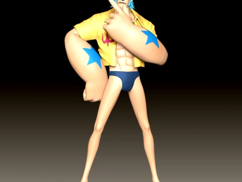 フランキー・スリラーバーク 3Dプリントモデル